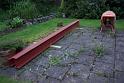 The two pieces of steel for the new lintel