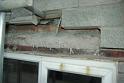 The old lintel and angle iron above the main bedroom window