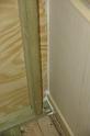 The partitioning is even sealed to the walls, floor and ceiling