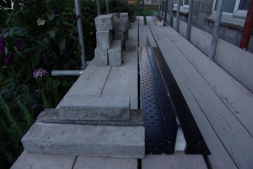 The new Catnic lintels are ready to go in