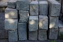 Salvaged blocks to be re-used