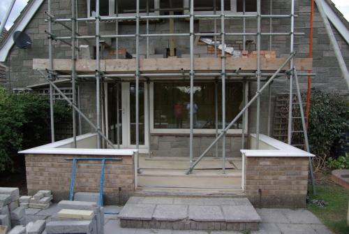 The back wall is being rebuilt now