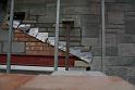 The cavity tray for the conservatory is being constructed
