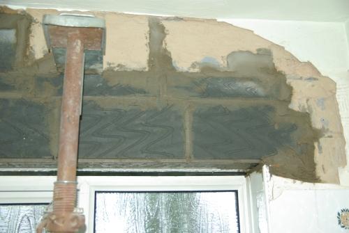 Shower room lintel again