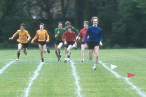 In the final straight