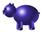 Blue Pig